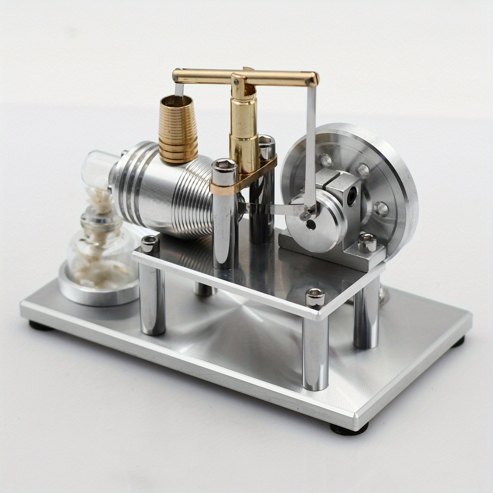 Stirling - Kit per modellismo motore a due cilindri per appassionati di scienza - Costruisci il tuo motore