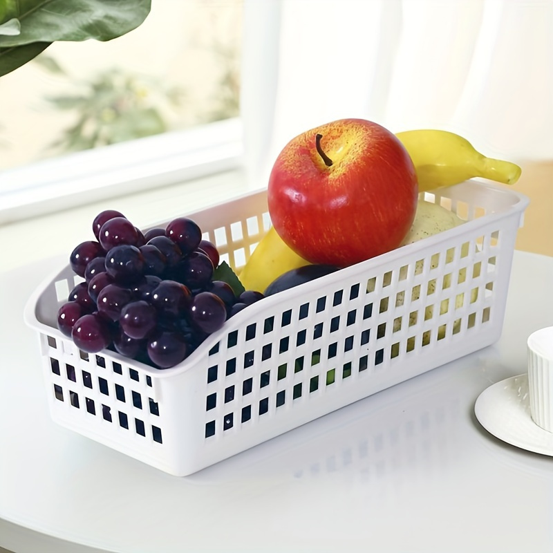 

4pcs Storage Baskets - Plastic Organizers For Books, & - For , Bathroom, &