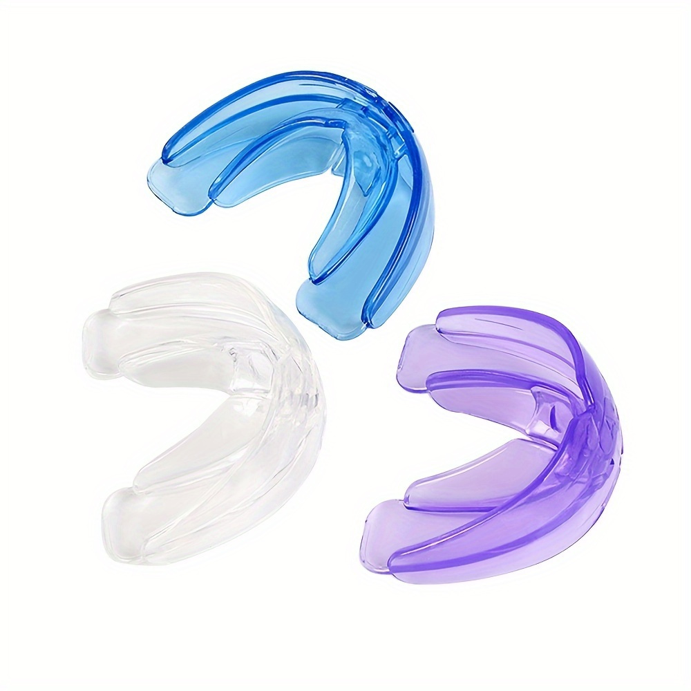 

Redresseurs de dents orthodontiques, ensemble d'aligneurs transparents en 3 étapes, protège-dents anti-ronflement pour la nuit, soulagement du bruxisme - Sans parfum, 1 pièce