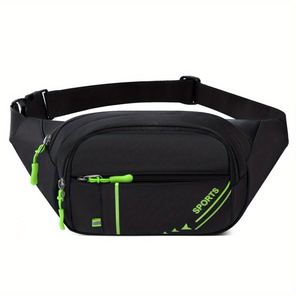 1pc Men Waist Bag Multi-functional Fanny Pack Sports Waist Bags Close Fitting Waist Bags Chest Bag Outdoor