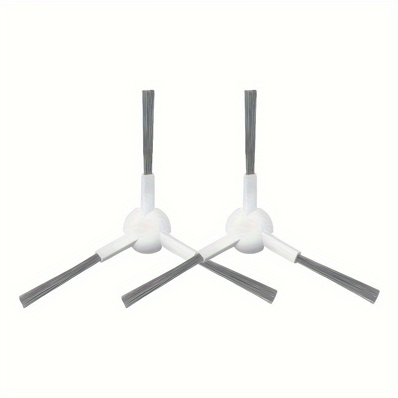 Image of 2pcs Plastic Side Brushes For X10, L10, L10s Ultra, L20, D10 Plus Self-cleaning Mop & 2 Pro B113cn C102cn Robot Vacuum - Essential Home Cleaning Accessories