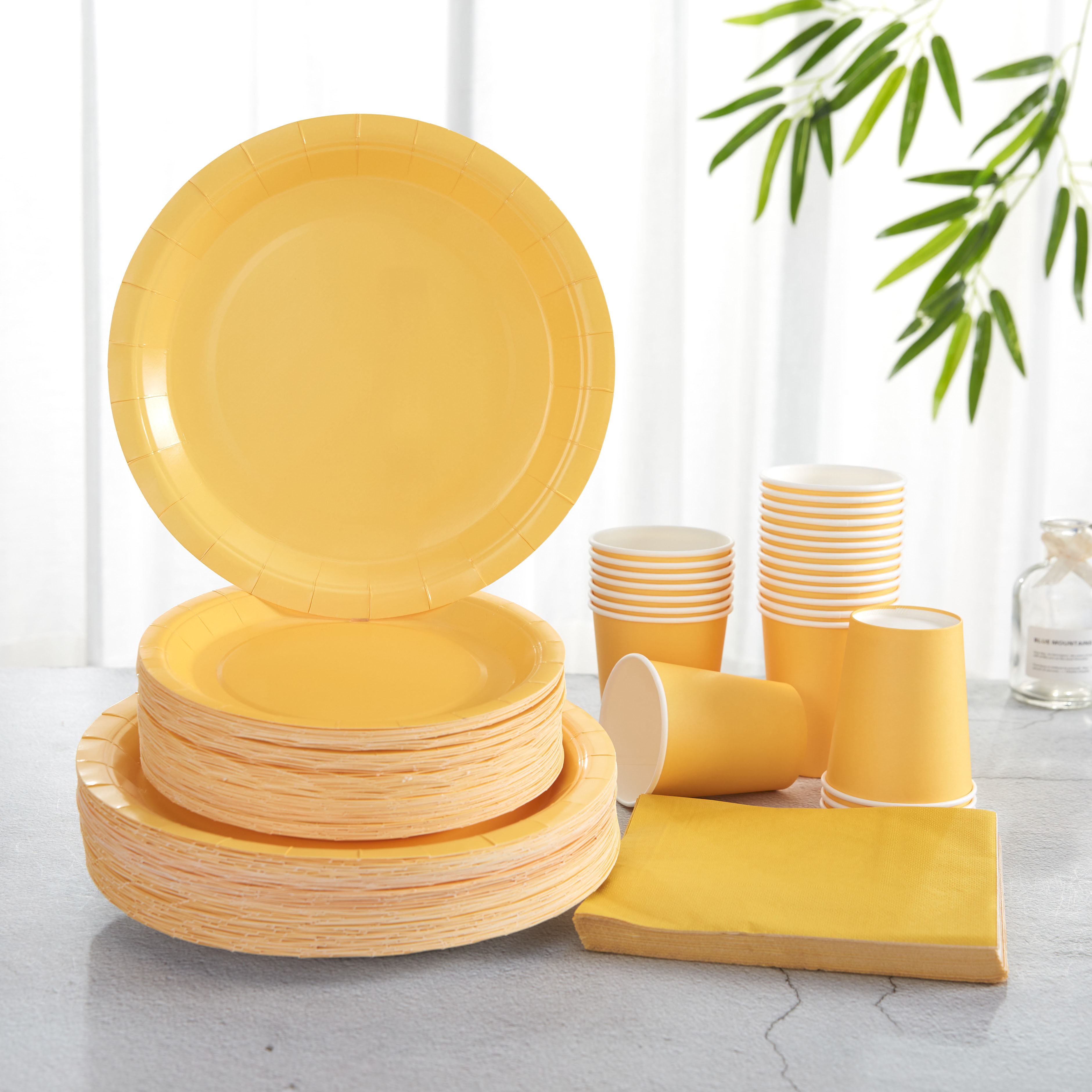 Set Stoviglie Baby Shower 96 Pezzi - Blu E Rosa Per 24 Ospiti - Foto 2