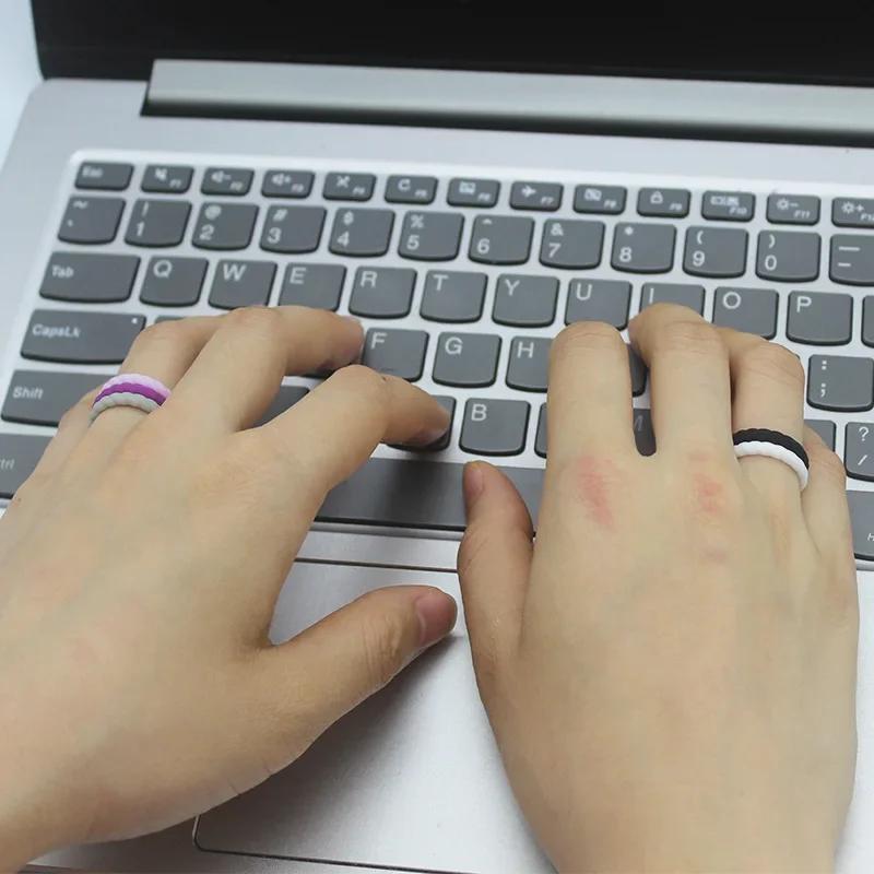 Soft & Stackable Silicone Twist Ring for Women - Ideal for Weddings & Holidays