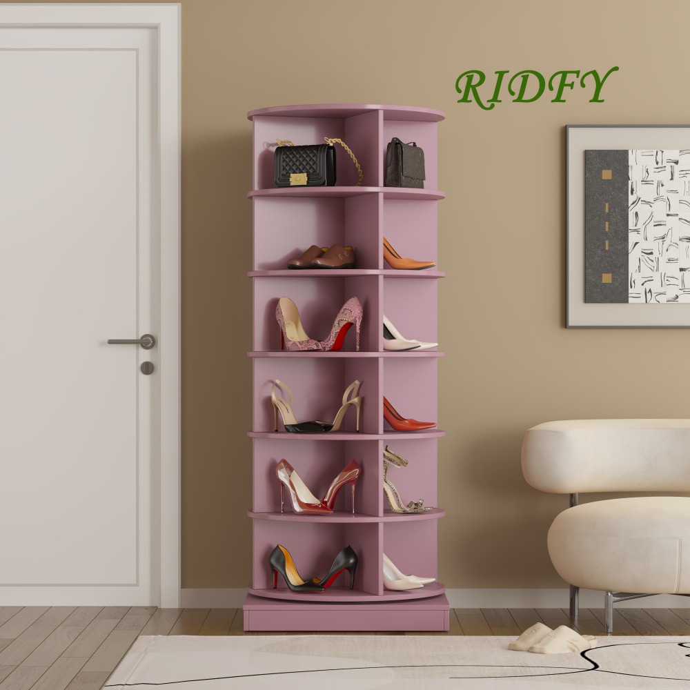 360 pink rotating shoe cabinet layers 24 Temu