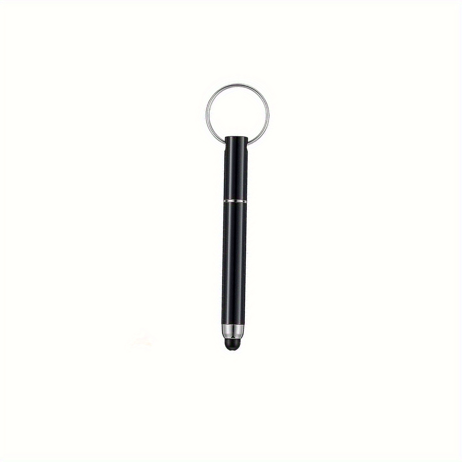 Image of 1pc 3-in-1 Stylus Pen Keychain For Touch Screen Devices - Portable And Convenient With Integrated Key Chain