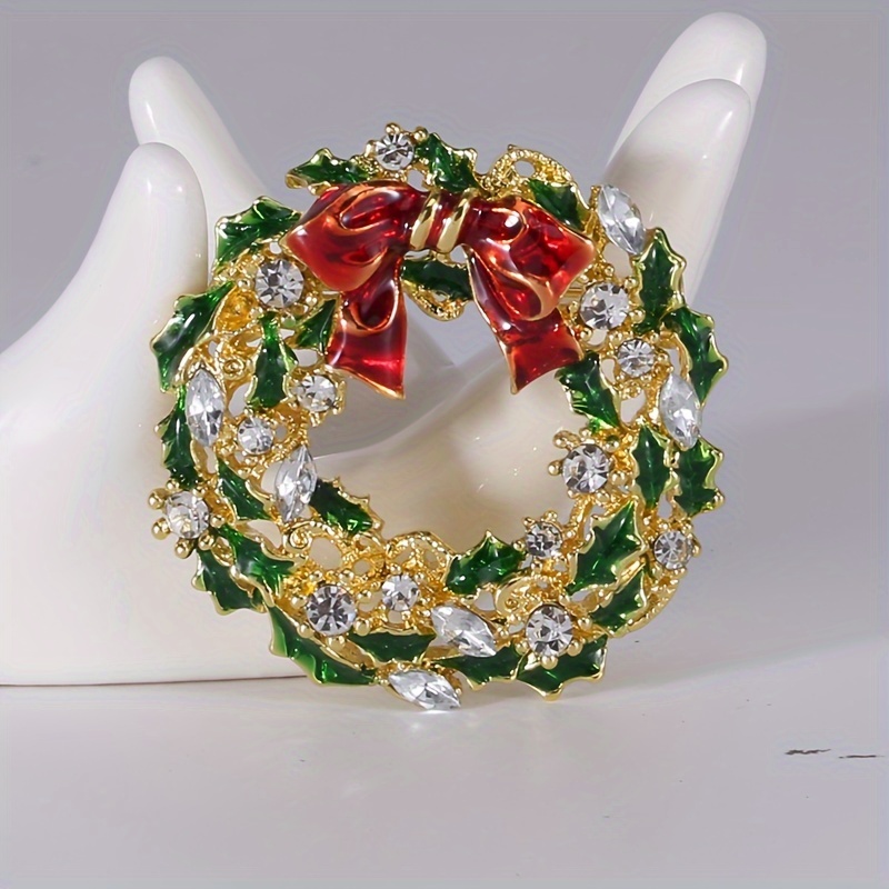 

1pc Bow Bracelet Women's Jewelry Christmas Brooch