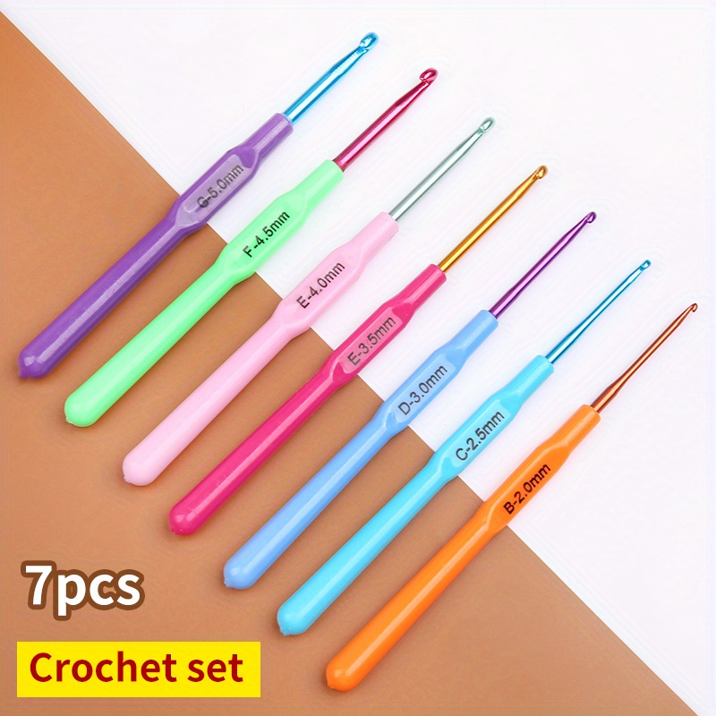 

7pcs Sweater Knitting Tool Crochet Set Scarf Shoes Crochet Handmade Diy Knitting Bag Knitted Needle