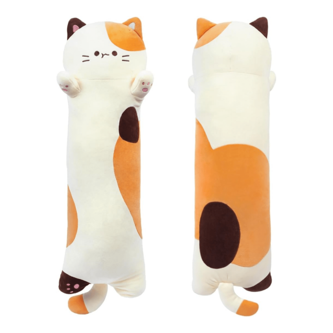 

Cute Plush Cat Pillow, Cat Stuffed Animals Long Pillow Cotton Sleeping Pillow Back Cushion, Stuffed Plush Doll Toy Gift For Kids Girlfriend