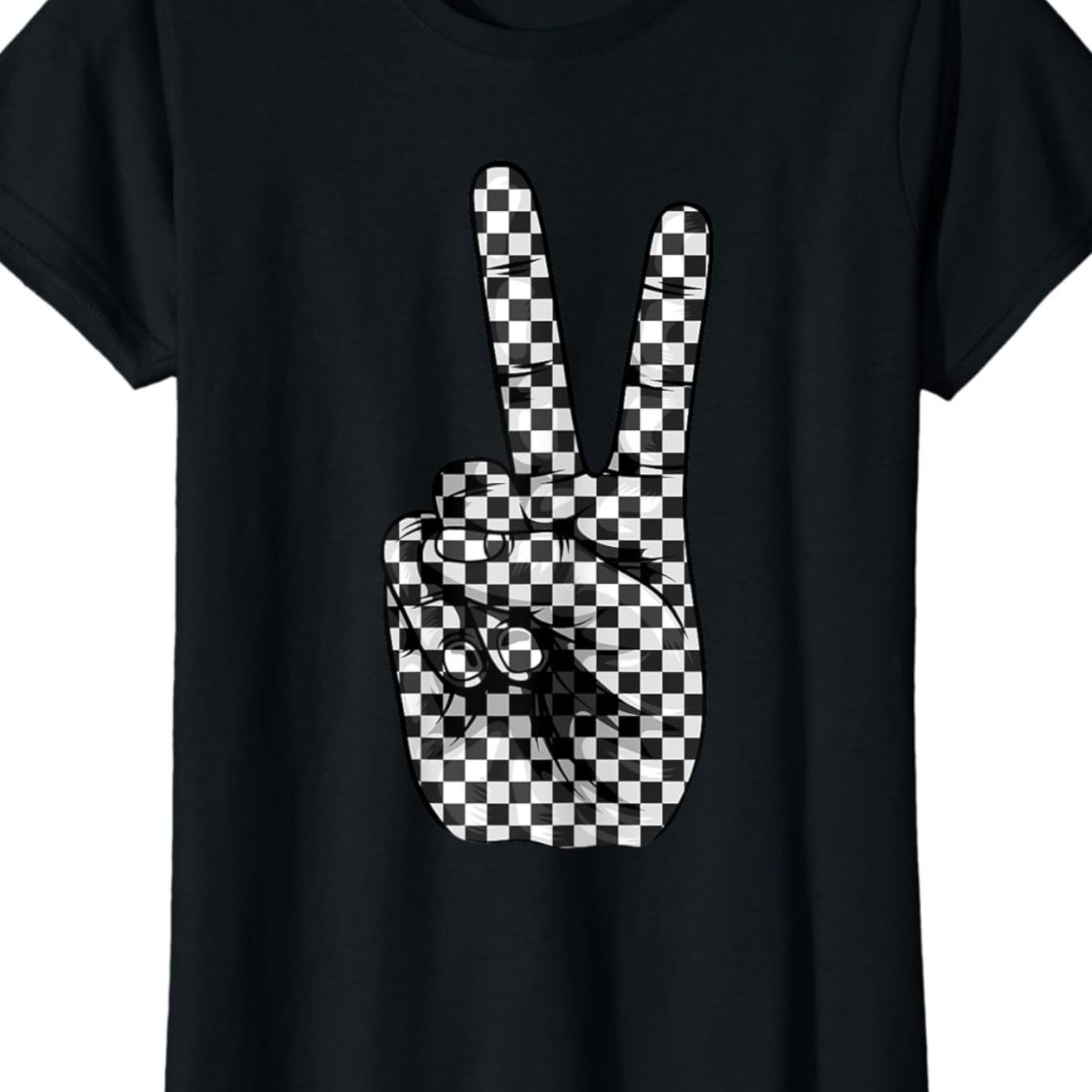 

Cool Men And Women Checkered Checkerboard Pattern Checkerboard T-shirt