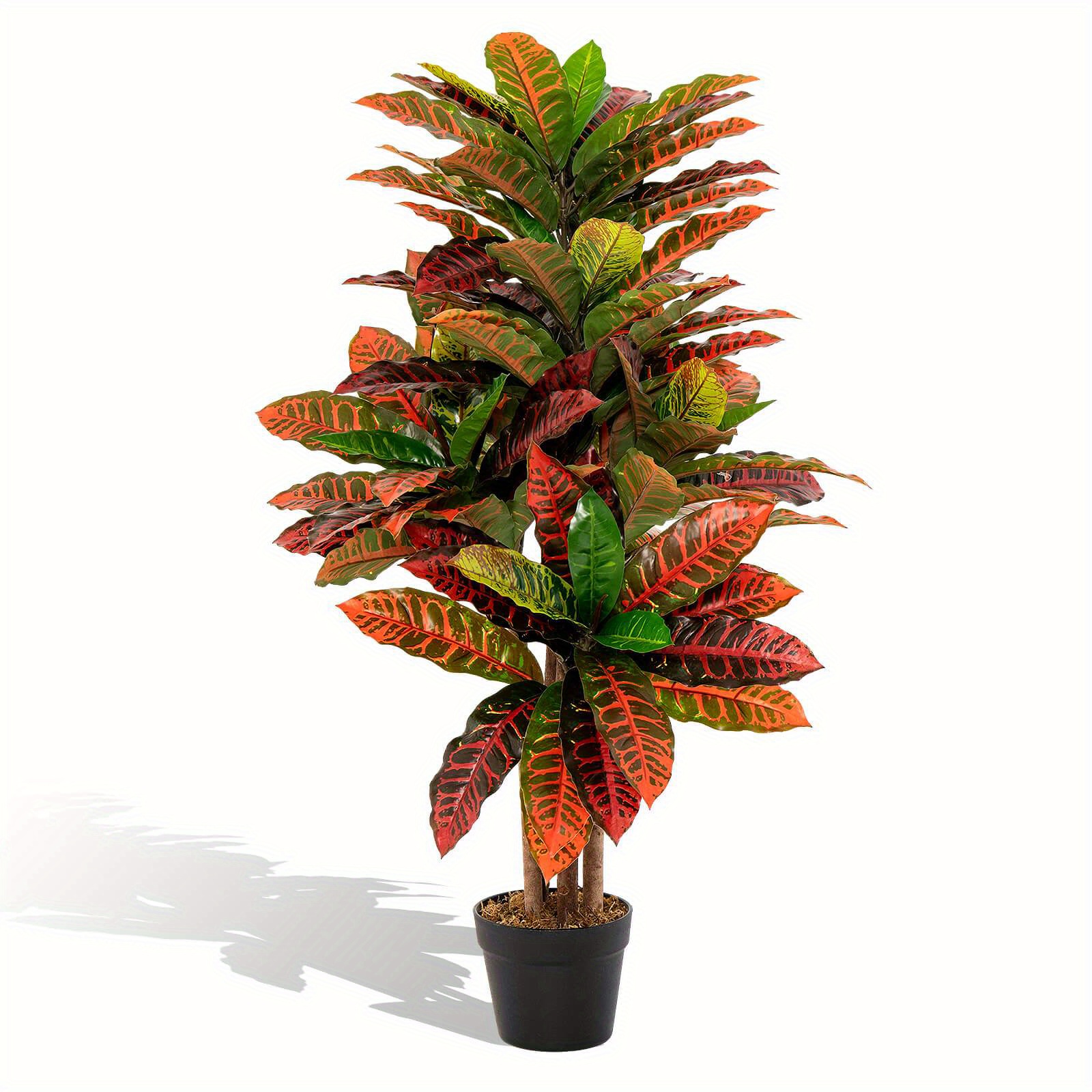 TEMU Maxmass Artificial Plant 40" Tall Fiddle Leaf Fake Palm Tree Halloween Christmas Gift