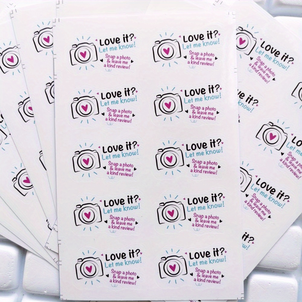 100pcs "? !" Thank You Stickers With Cute Camera Design, 1.6" - Ideal For Small Businesses, Bakeries, Handmade Goods - Self-adhesive Labels For Packaging, Envelopes, Gift Bags, Cute Stickers