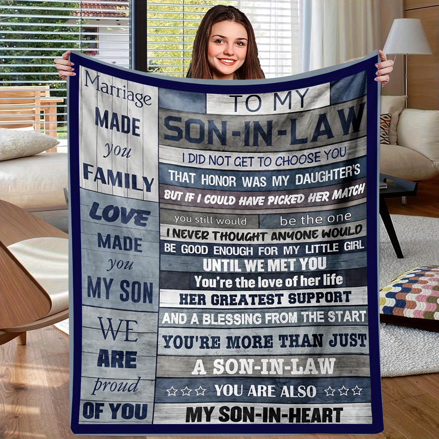 

Blanket - For Son Mom & Dad, - , , For , Bed, , And - Polyester , 200-250gsm, - Use