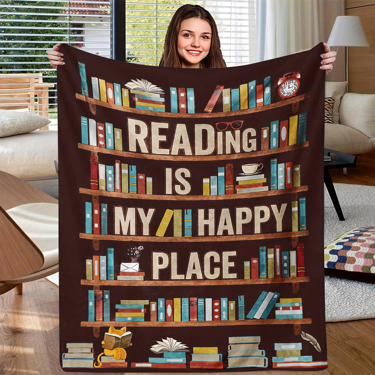 

Book : Soft Flannel Throw Blanket - Perfect Gift For , & Tv Blanket, , Club Gift, Festival Birthday