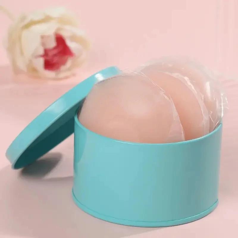 12pcs Silicone Nipple Covers - Reusable, Petal-Shaped Lift-In Bra Pads for Invisible Underwear, Hand Washable, No Dry Cleaning Needed, Breast Enhancement | Petal Design | Adhesive Pads