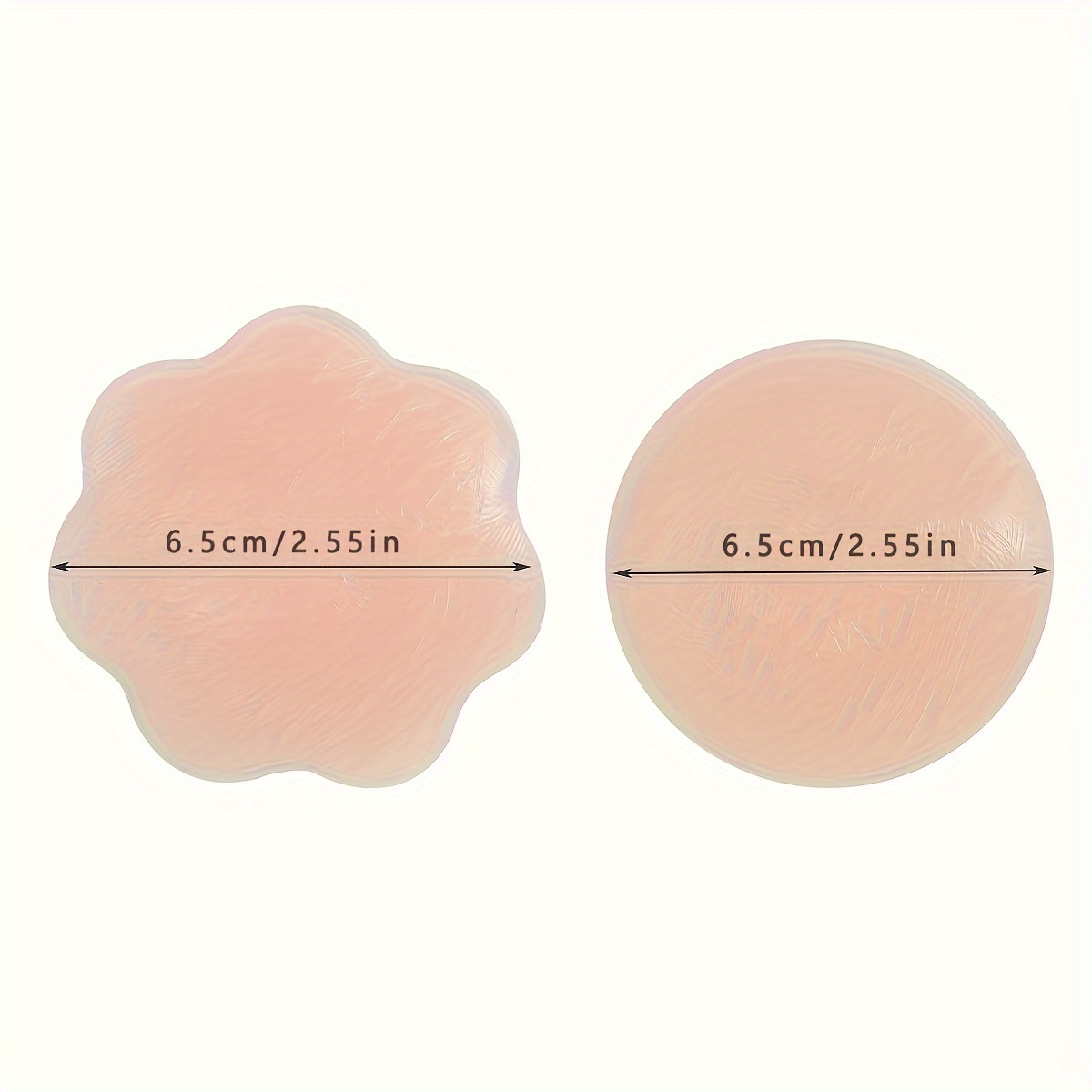 12pcs Silicone Nipple Covers - Reusable, Petal-Shaped Lift-In Bra Pads for Invisible Underwear, Hand Washable, No Dry Cleaning Needed, Breast Enhancement | Petal Design | Adhesive Pads