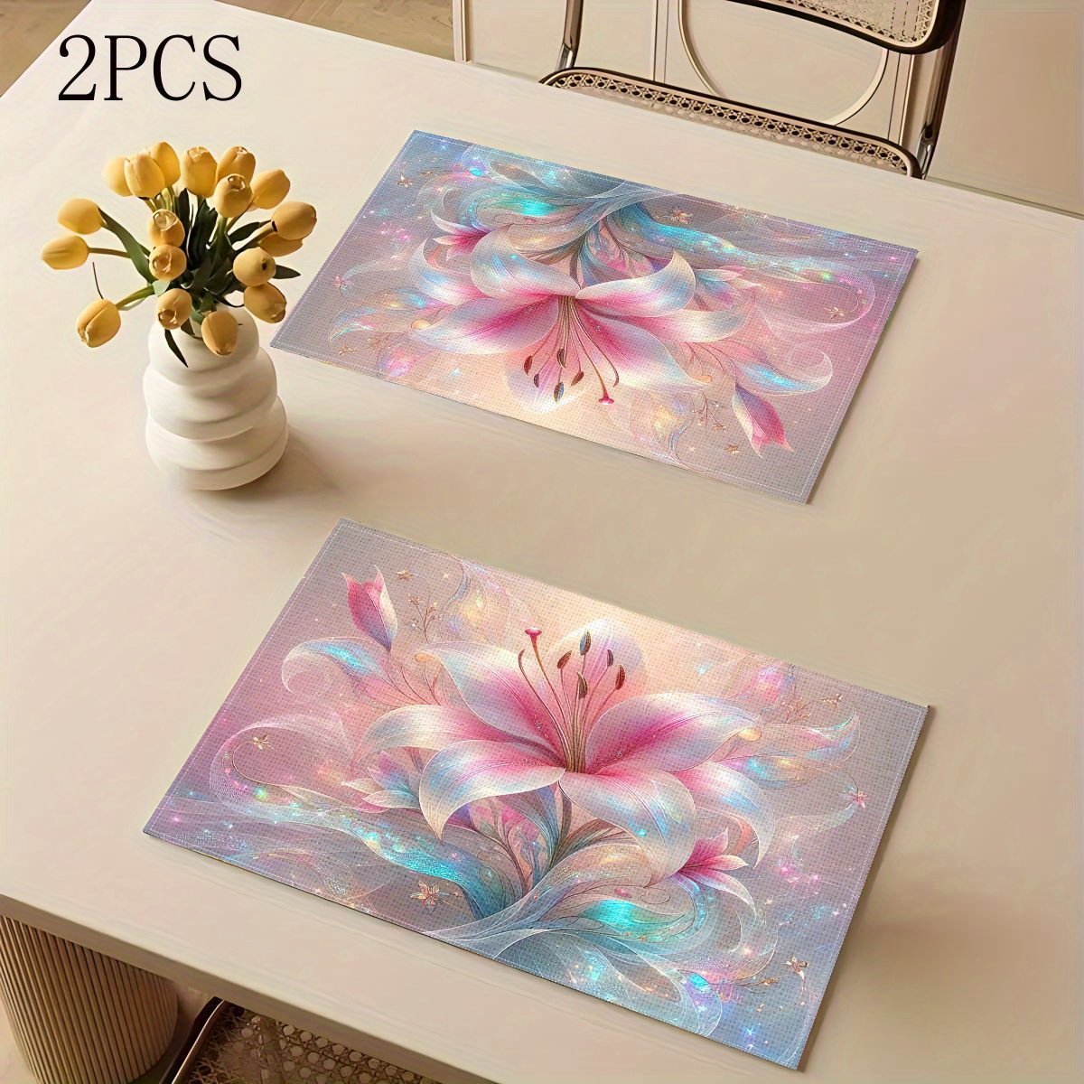 

2/4/6pcs Table Mats, Plates, Cups, Insulation Mats, Holiday Decoration, Table Mats, Living Room Table Decoration, Table Mats