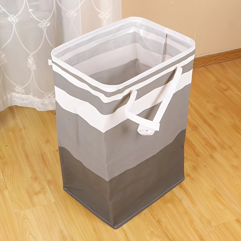 1pc extra large waterproof laundry basket sturdy freestanding clothes hamper with easy carry extended handles foldable design ideal for home and clothes shops details 7