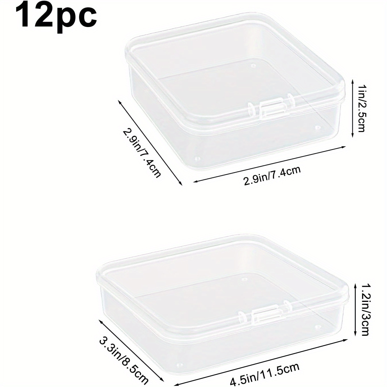 Localx Mini Storage Containers Mixed Sizes Small - Temu