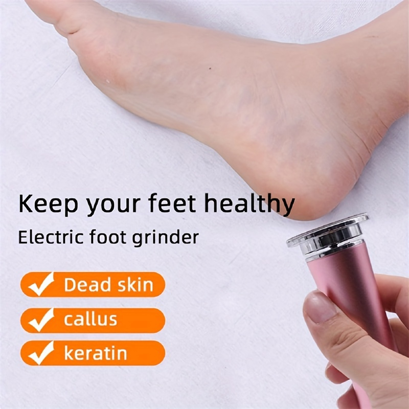 

Electric Dead Skin Remover, Foot File Pedicure Tool (speed Adjustable), With Recyclable Glass Grinder And 20 Replacement Sandpaper Discs, Suitable For Men And Women To Die And Crack Skin Calluses
