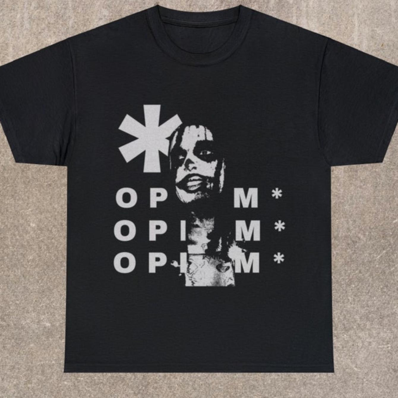 

Opium T-shirt - Y2k Streetwear - Vintage Style - Unisex - Classic Fit - Trendy Graphic Tee