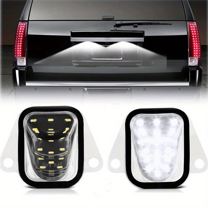 

2pcs Led License Plate Lights For Gmc () 2007-2014