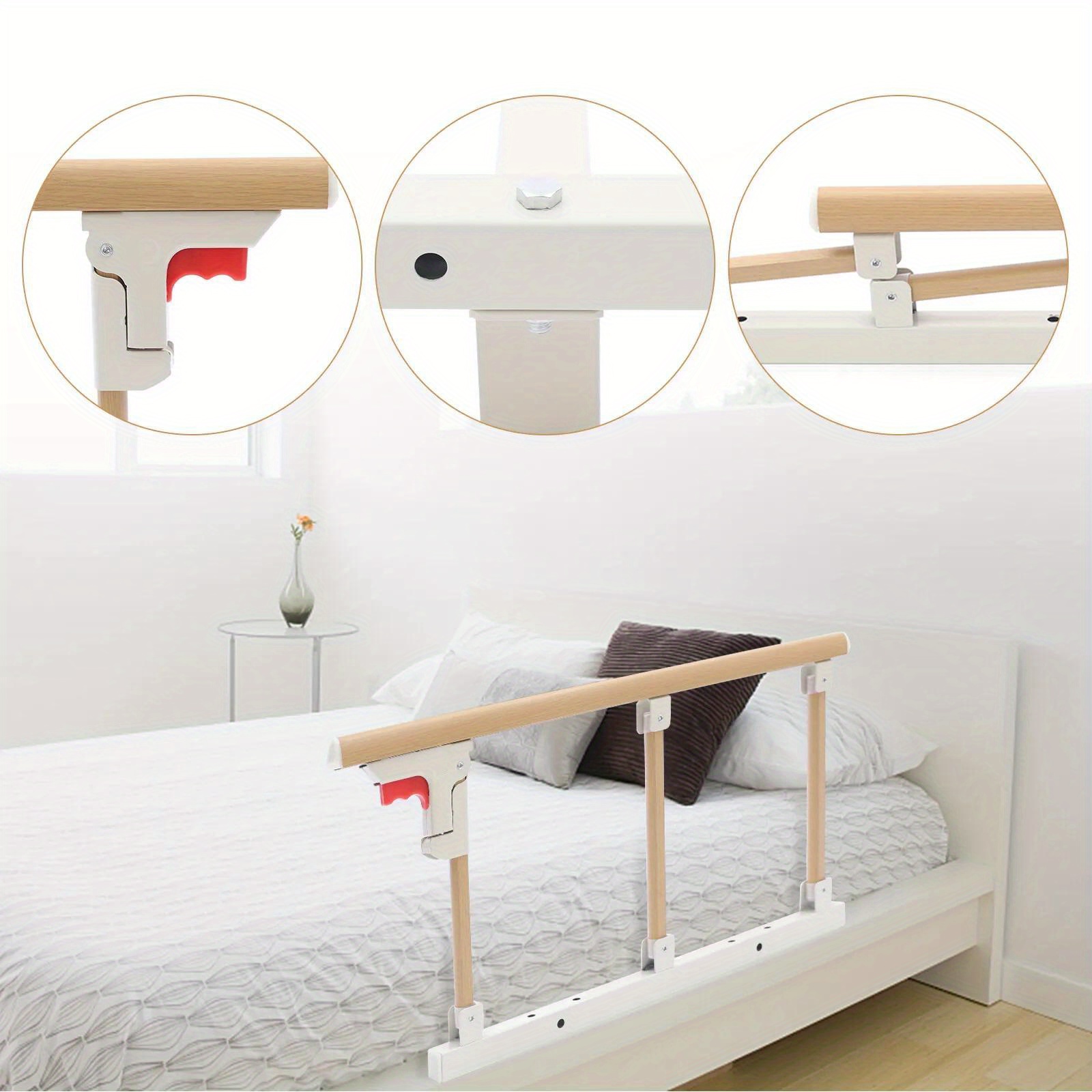 

Bed Rails For Elderly Adults Foldable Rail Assist Safety Bed Handrai For Seniors