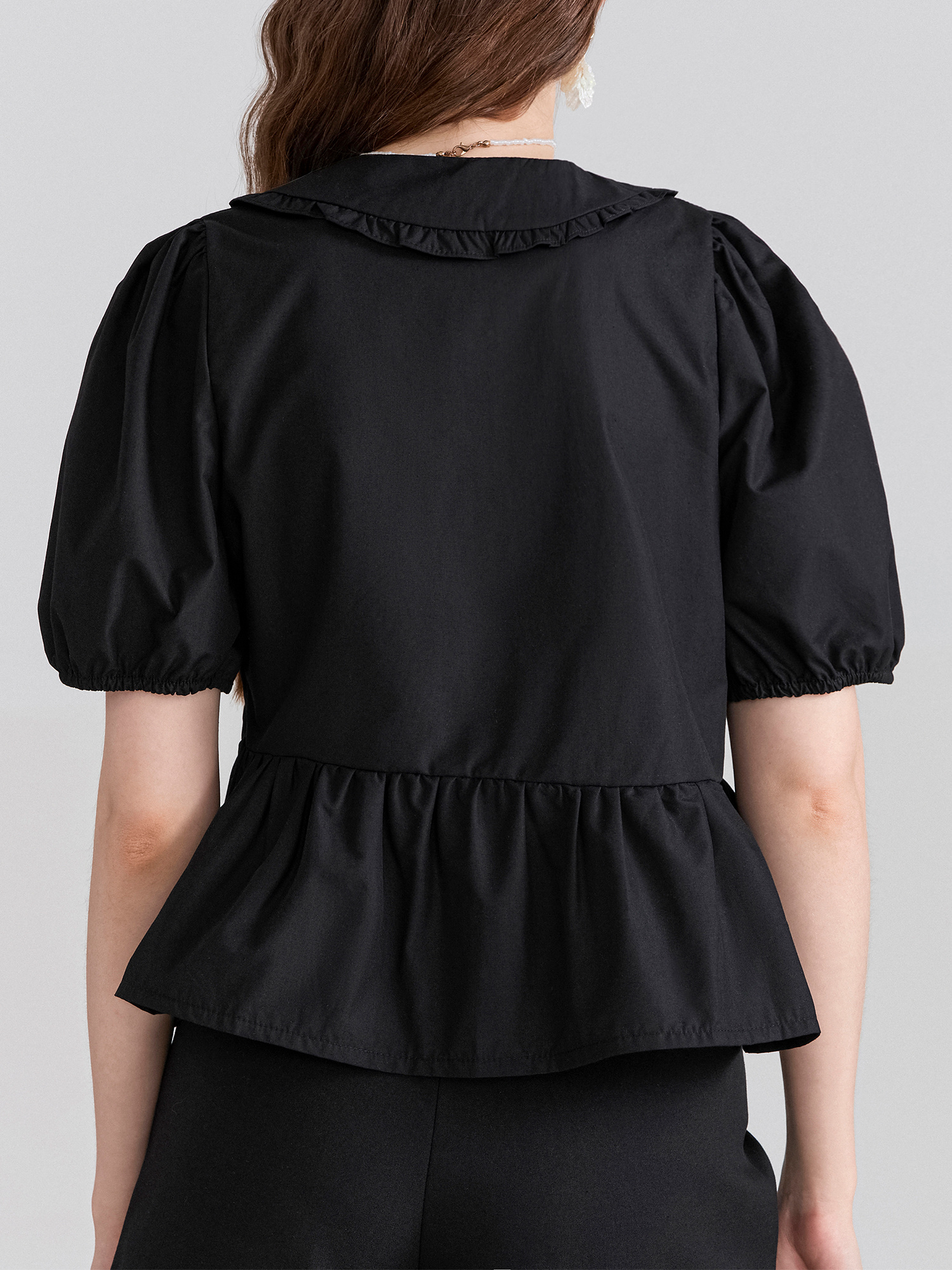 blusas peplum tipo babydoll mujer estilo y2k delantero Temu