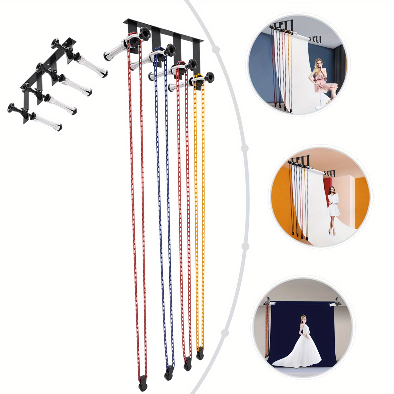 Back Drop Stands Backdrop Wall Mount TENBEST Photography Rollers