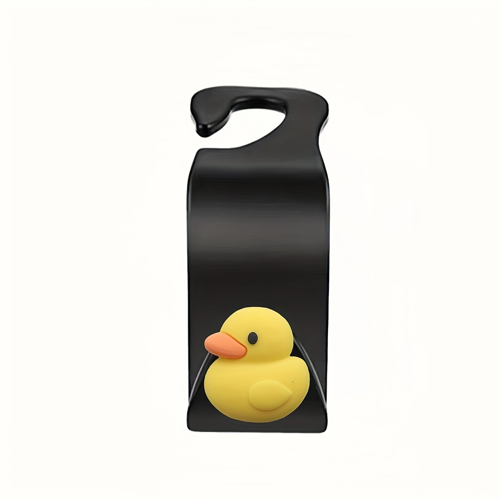 2pcs Creative Cute Little Yellow Duck Seat Hook Accessories For Easy Storage Decorations
