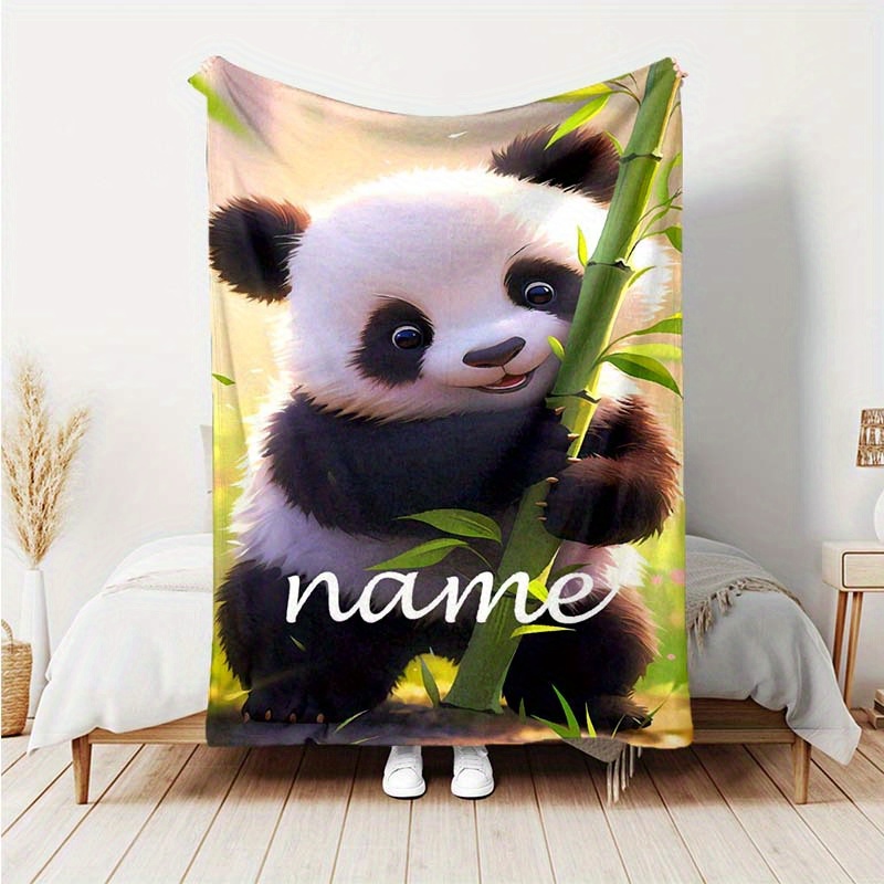 

Personalized Blanket With Custom Name - Soft, Polyester Throw For Travel, Camping, Sofa & Home Decor, Personalized Blanket