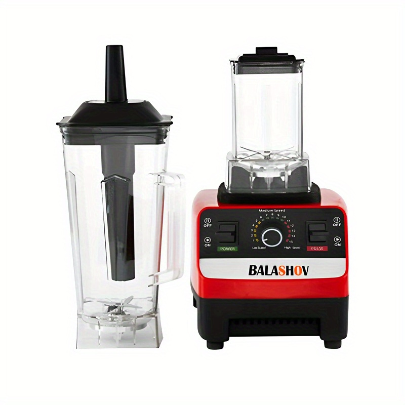 TEMU Eu Plug Heavy Duty Professional Blender, Smoothie & Food Crusher, 2l Home And Commercial Blender, Countertop Ice Slushie Blender, Blender For
