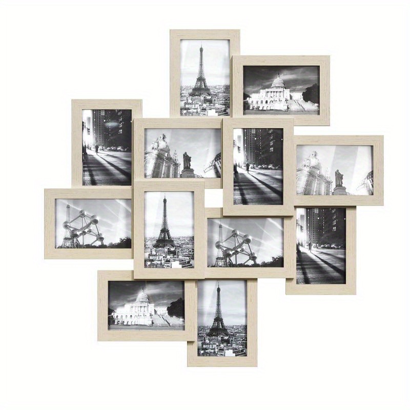 

4x6 Collage Picture Frames, 12-pack Picture Frames Collage For Wall Decor, Photo Collage Frame, Multi Picture Frame Set With Glass Front, Assembly Required