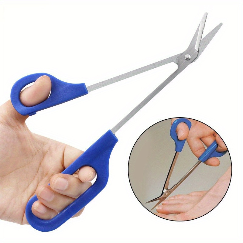 

2pcs Stainless Steel Toenail Long For , Includes File - For Manicure & Pedicure