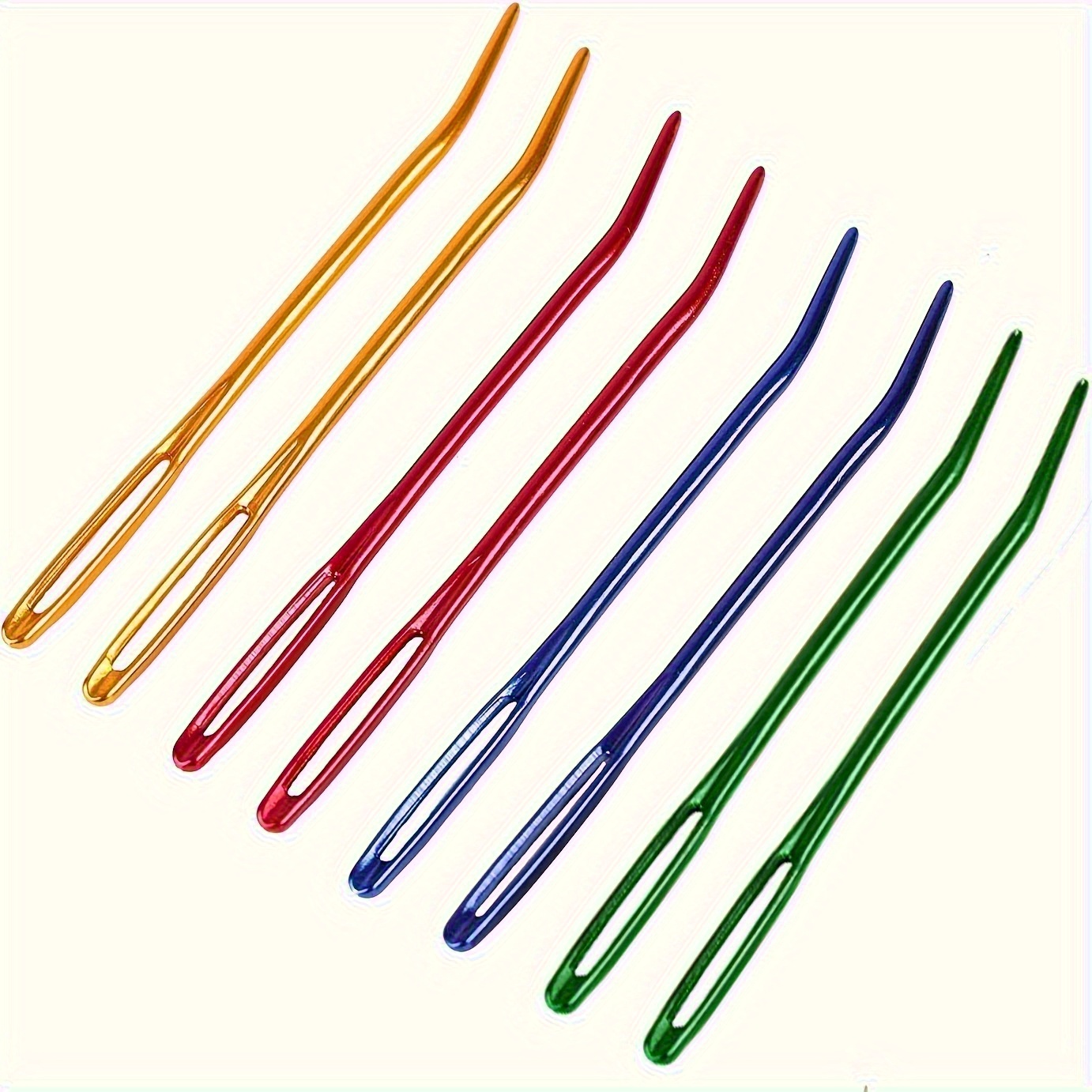 

4- Aluminum Knitting - Threading For And , Assorted