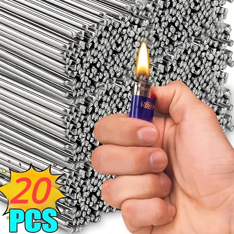 

20-pack Low Temperature Welding Rods For Metal Repair - Works On Copper, Iron, Aluminum & Stainless Steel, Non-toxic & Lead-free Material