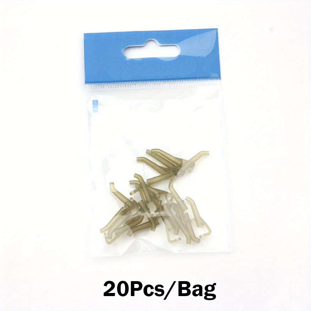 20pcs Of Carp Fishing Gear Including D Rig , Hook Line , And Anti- Sleeves Designed For Carp Ronnie Rig Terminal Tackle