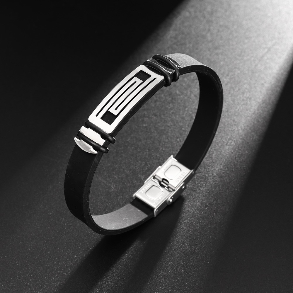 Stylish Faux Leather Bracelet for Men