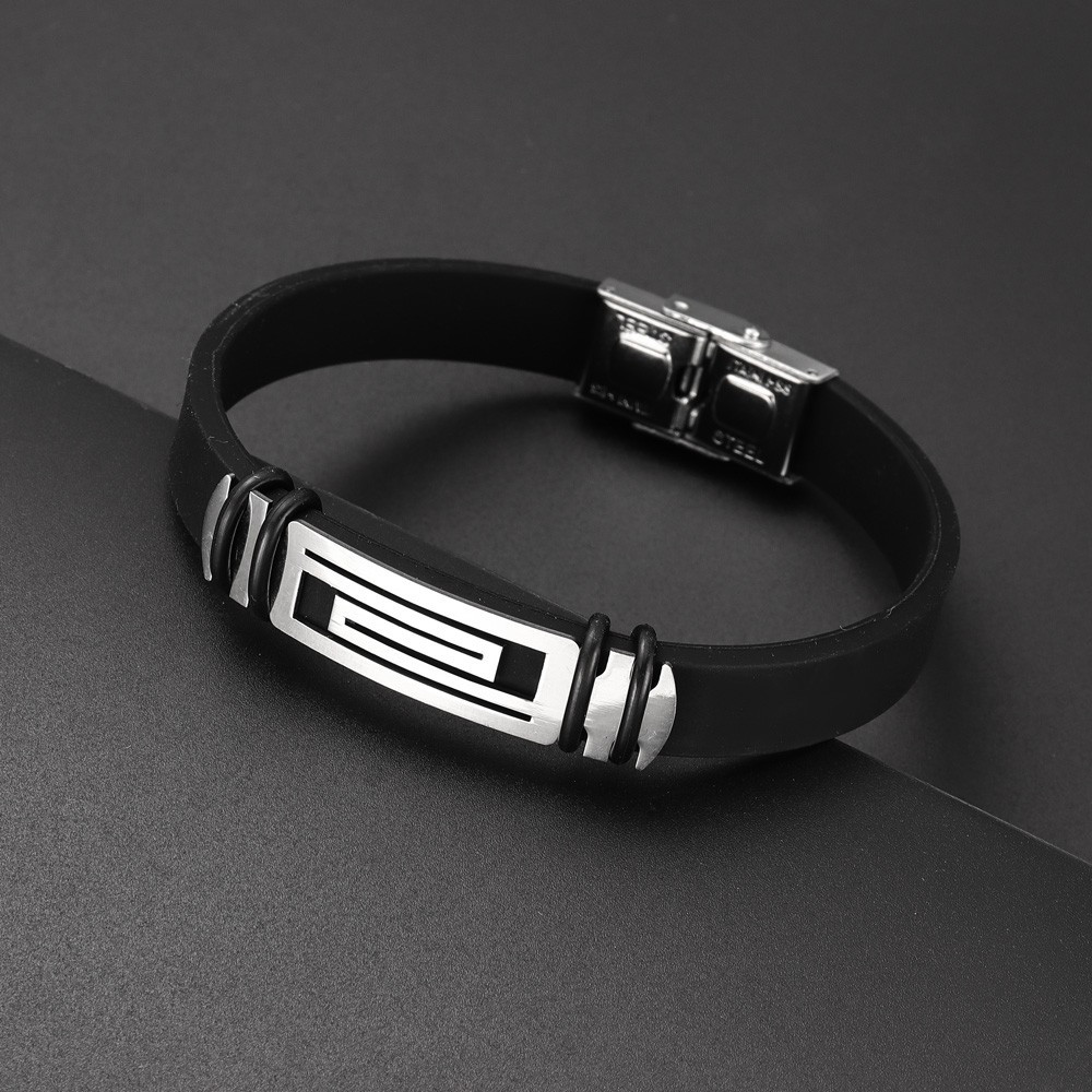 Stylish Faux Leather Bracelet for Men