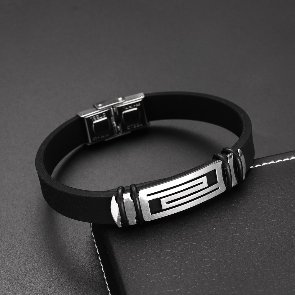 Stylish Faux Leather Bracelet for Men