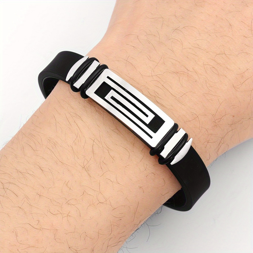 Stylish Faux Leather Bracelet for Men