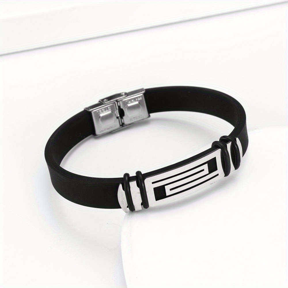 Stylish Faux Leather Bracelet for Men