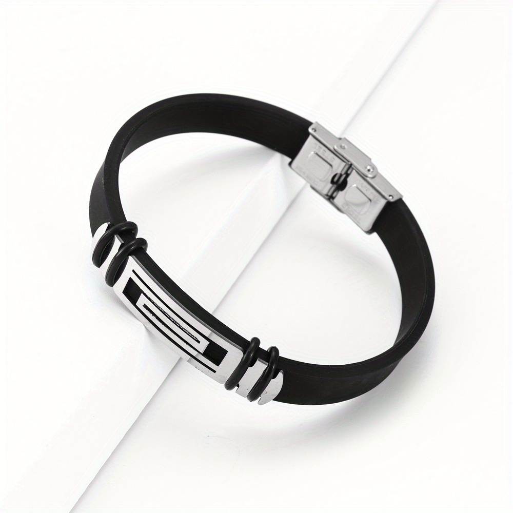 Stylish Faux Leather Bracelet for Men