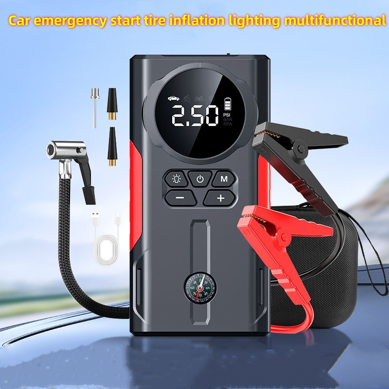 

Car Emergency Starting Power Supply, Pump Integrated Machine 12v, Power Bank Outdoor Power Supply, Power Bank With Large Capacity