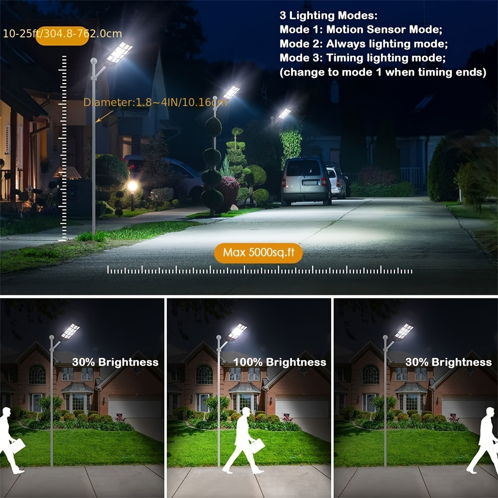 Solar Street Solar Street Lights Outdoor - Temu