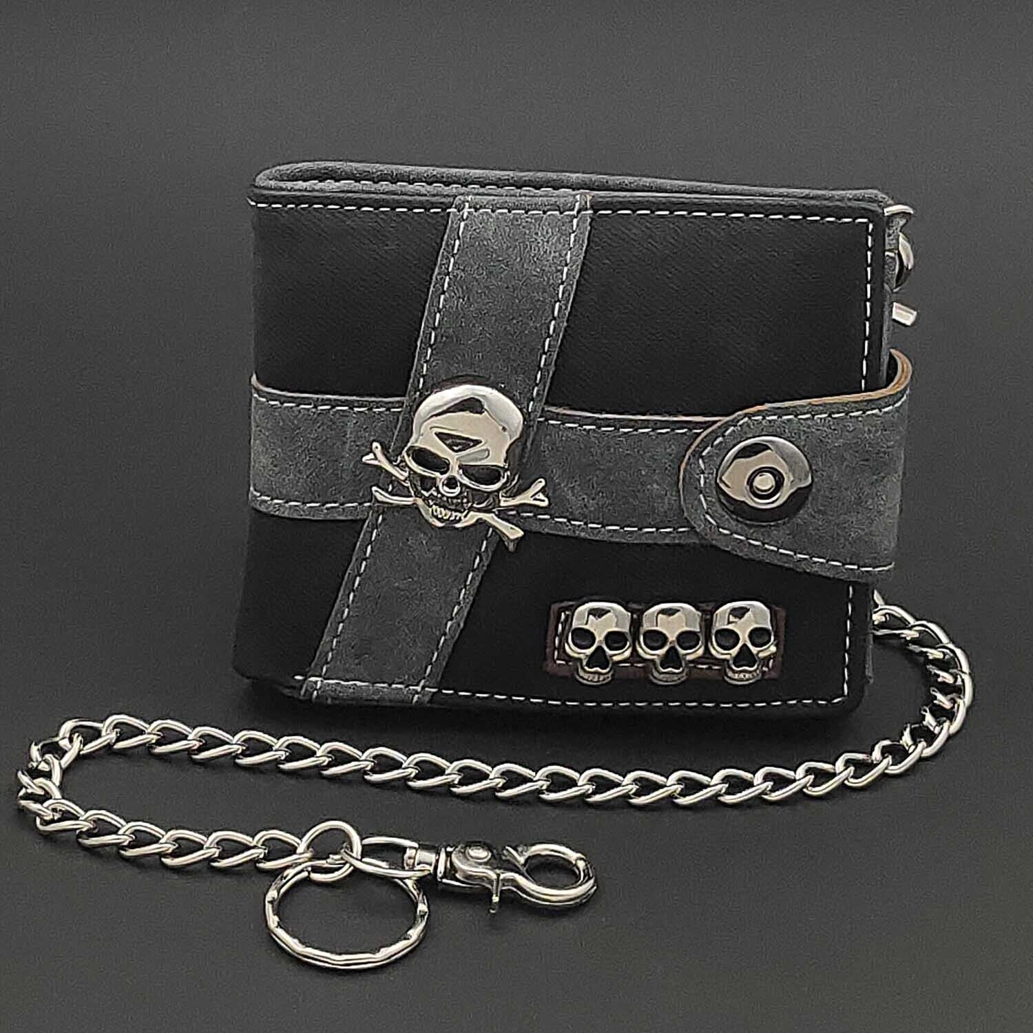 TEMU Skull Hasp Wallet Purse For Men Or Boy