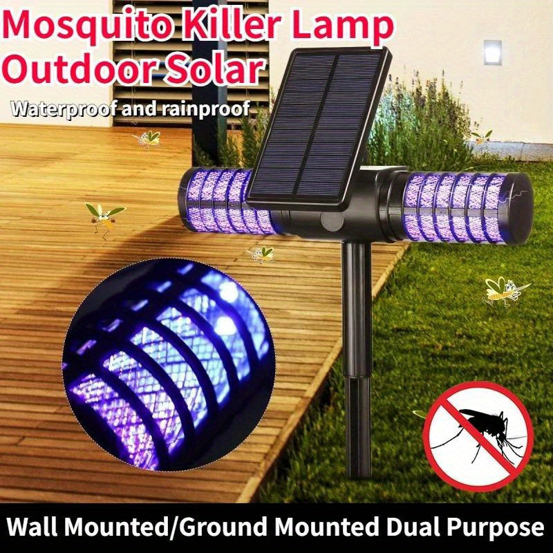 

Mosquito Killer Lamp Outdoor Anti Moustique Usb Insect Killer Waterproof Uv Fly Bug Zapper Night Protect Led Solar Mosquitotrap