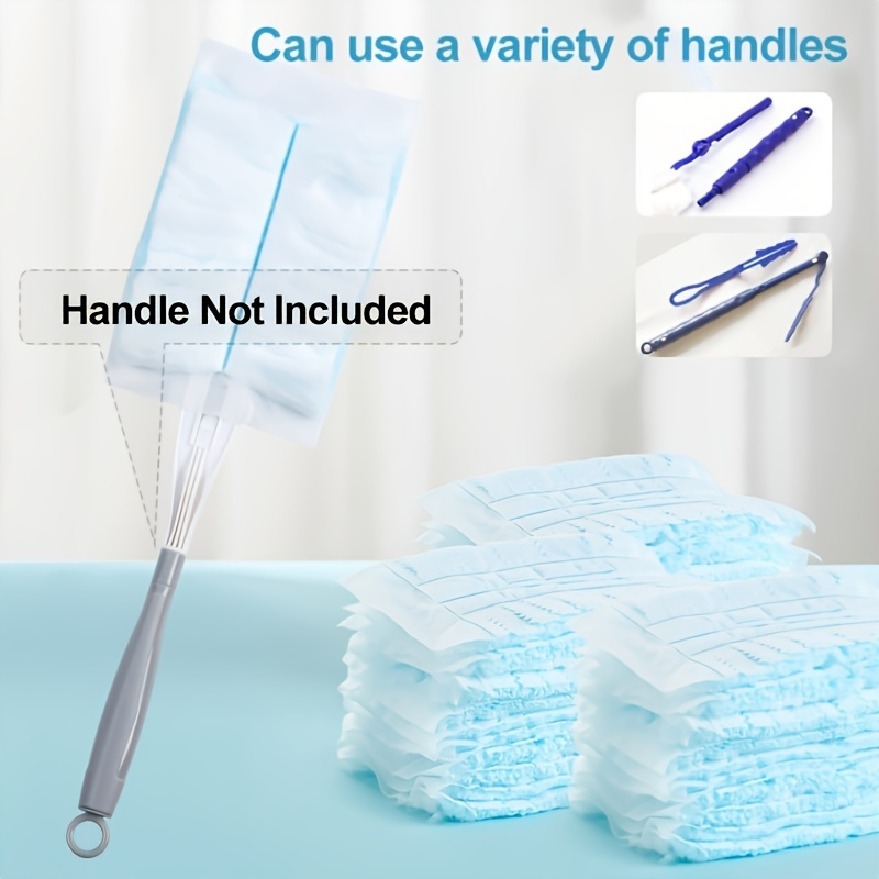 10 30 50pcs disposable dust collector refill electrostatic dedusting cloth replacement easy dust removal for electronics furniture shutters and ceiling fans handle not included cleaning supplies cleaning accessories details 0