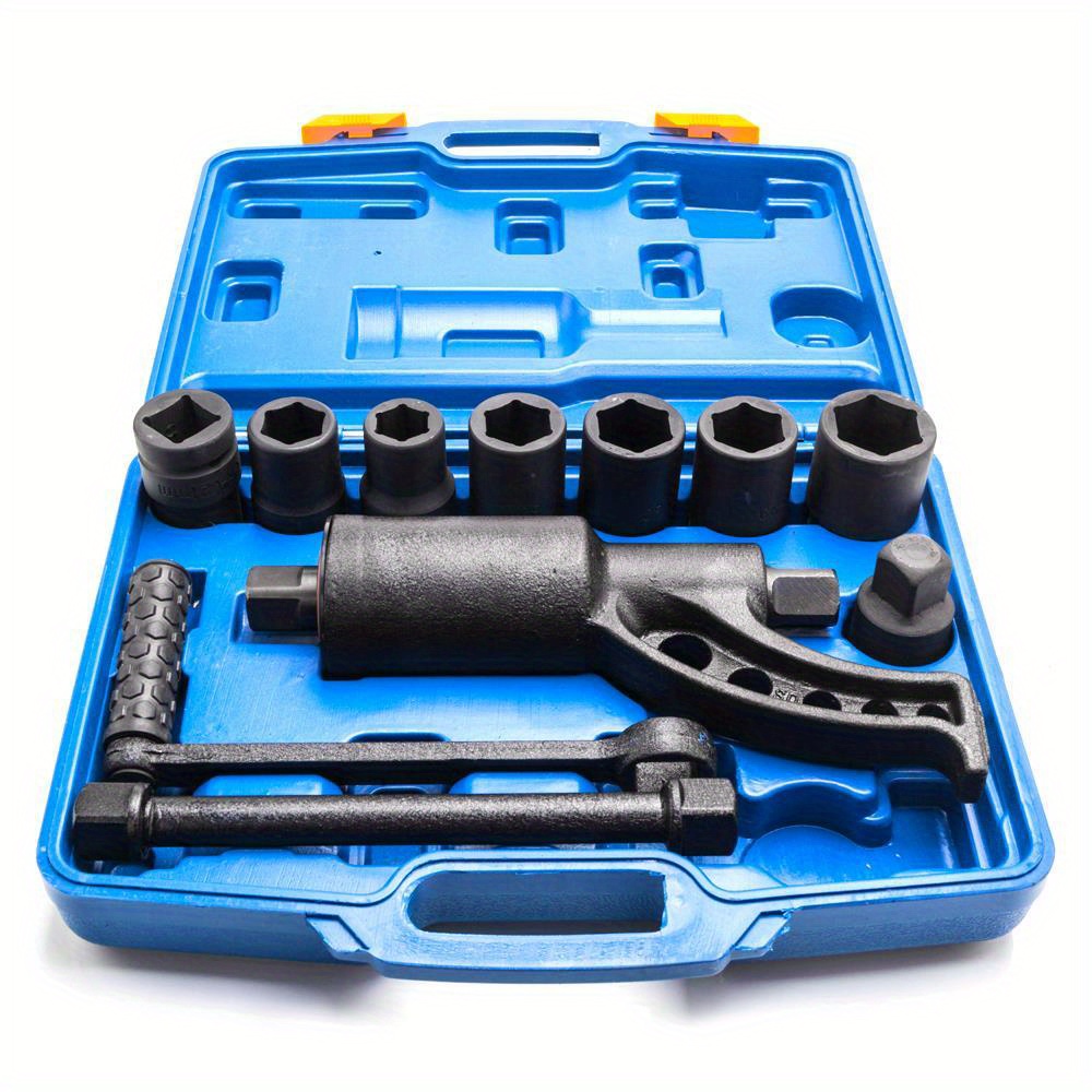 

Heavy Duty Multiplier Set Labor Saving Wrench With Truck Tire Tool Set And High Quality Steel Socket Kit - Impact- Free Tire Removal Solution