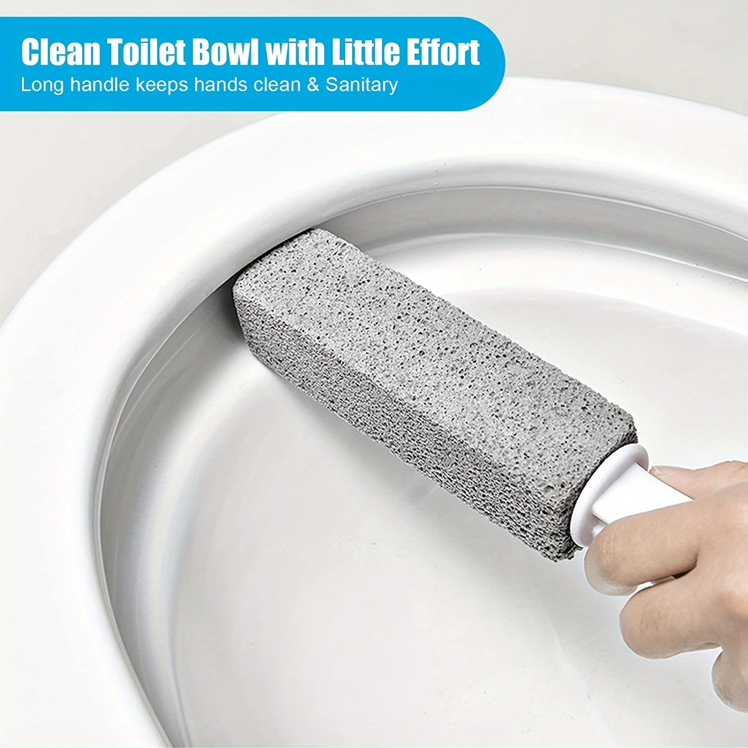 

Ergonomic Stone Toilet Bowl Cleaner - Effortlessly Removes Stains, Limescale & Rust, Safe For Tiles & Iron, Ideal For Daily Use, , Premium, Toilet Bowl Cleaner