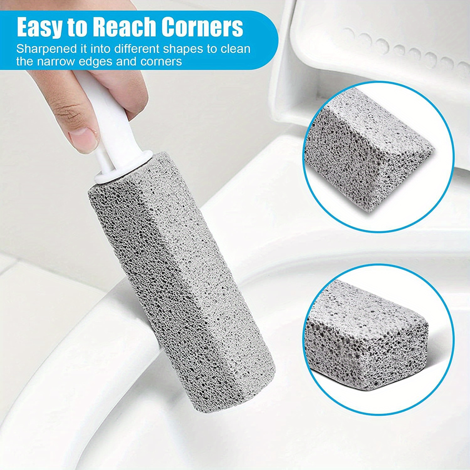 ergonomic pumice stone toilet bowl cleaner effortlessly removes stains limescale rust safe for tiles iron ideal for daily household use   premium toilet bowl cleaner details 3